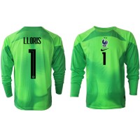 Echipament fotbal Franţa Hugo Lloris #1 Portar Tricou Deplasare Mondial 2022 maneca lunga
